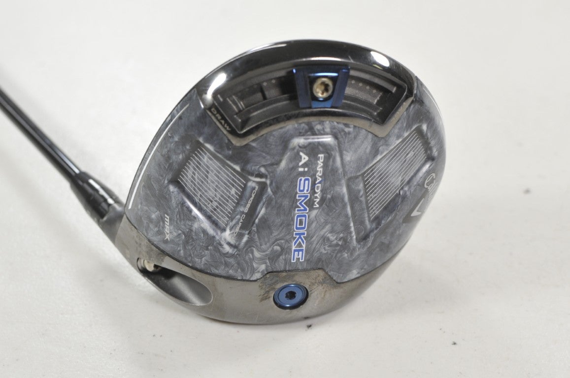 Callaway Paradym Ai Smoke MAX 9* Driver Stiff Flex HZRDUS RDX 6.0