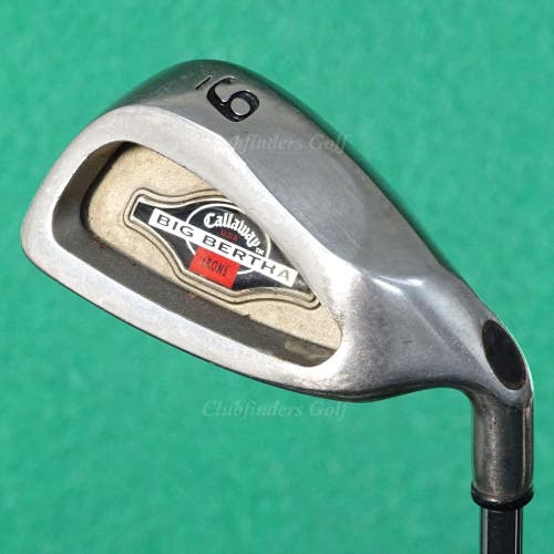Callaway Original Big Bertha Single 9 Iron Factory Memphis 10 Steel Uniflex