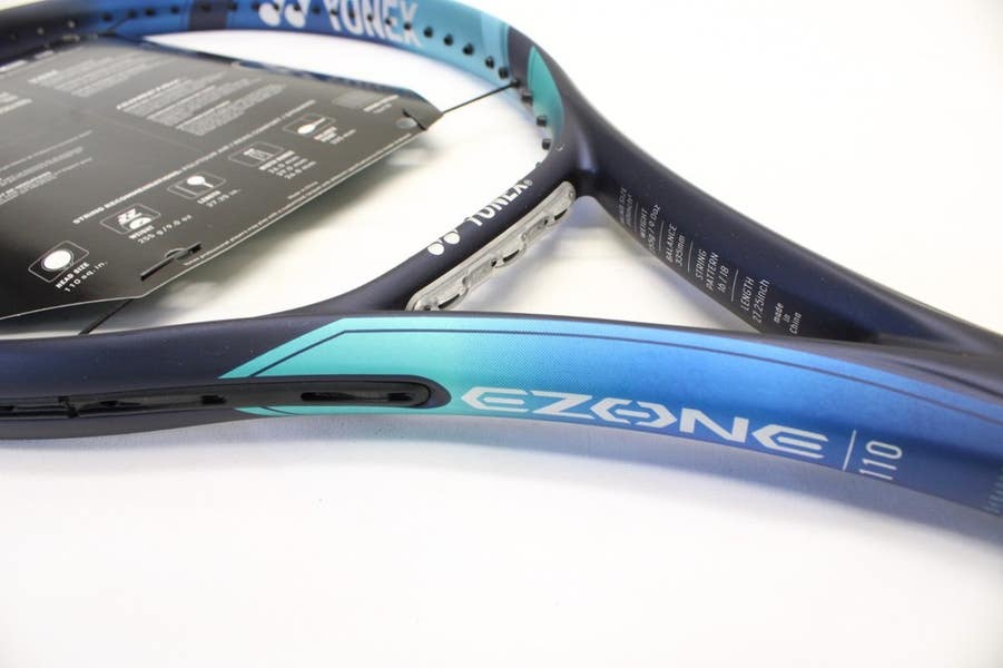 NOS** 2022 YONEX EZONE 110 (255g) TENNIS RACQUET (4 1/8) SKY BLUE