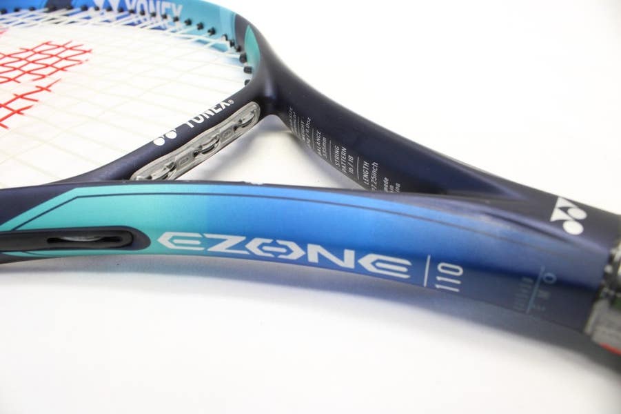 READ* 2022 YONEX EZONE 110 (255g) TENNIS RACQUET (4 1/4) SKY BLUE