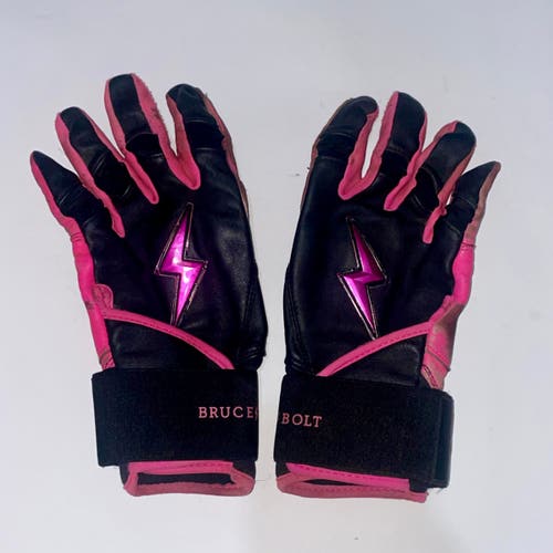 Bruce Bolt Premium Pro Long Cuff Creator Series Black/Hot Pink Adult Large