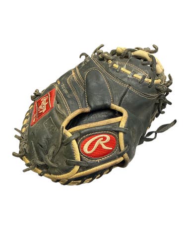 Used Rawlings GOLD GLOVE ELITE BB/SB Catchers RH Throw Black 32 1/2" 11863-S000026635