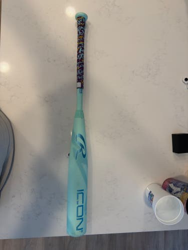 2026 Rawlings Icon Composite USSSA Certified Bat (-8) 22 oz 30" (Used)