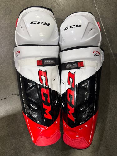 Senior CCM JetSpeed FT4 Pro 16" Shin Pads Pro Stock (Used)