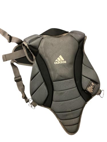 Used Adidas CHEST PROTECTOR Catchers Chest Protector Grey Junior 11846-S000107593