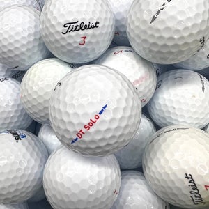 12 Near Mint AAA Titleist DT Solo Used Golf Balls