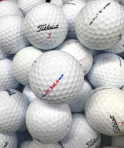 12 Near Mint AAA Titleist DT Solo Used Golf Balls