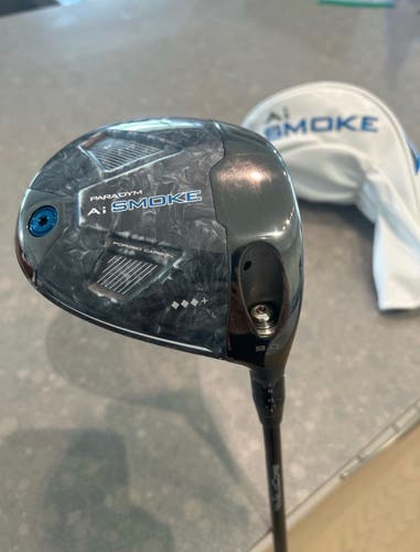 Men's 2024 Callaway Paradym Ai Smoke Triple Diamond + Right Handed Driver Senior Flex 9 Loft