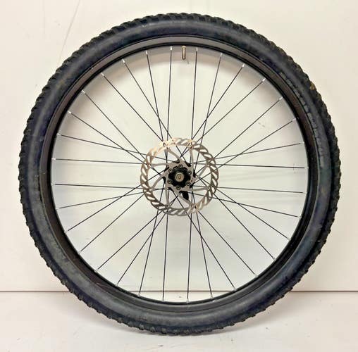 Specialized 32-Spoke Black Aluminum Disc 26" QR Front Wheel Stout Hub Captain