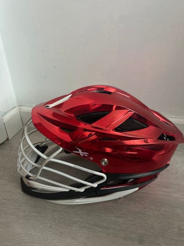 Barely Used Chrome Red Cascade XRS Helmet