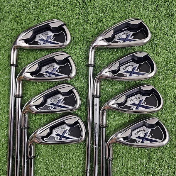 Callaway X20 Iron Set 3-PW Stock Uniflex Steel Shafts Left Handed