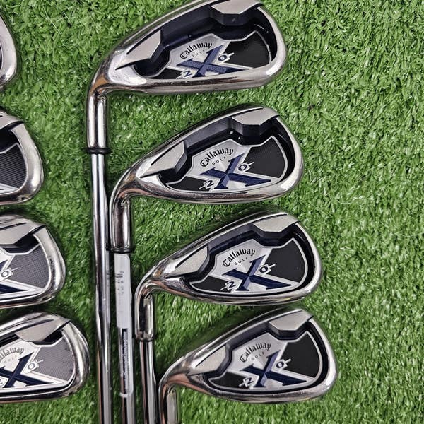 Callaway X20 Iron Set 3-PW Stock Uniflex Steel Shafts Left Handed