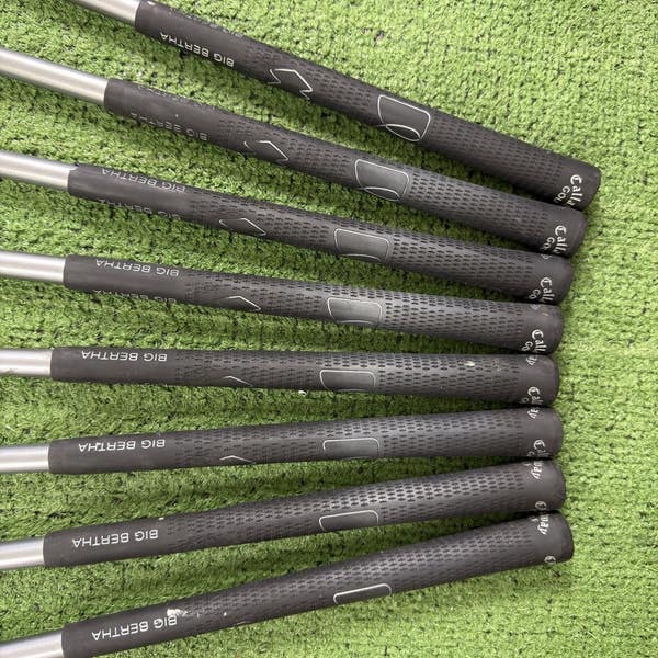 Callaway Steelhead X-14 Iron Set 3-PW Big Bertha Graphite Firm