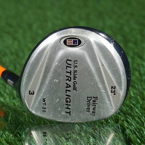 U.S. Kids Golf USKG WT-20 Ultralight 3 Wood 33" Youth RH ~ For Kids 51"-54" Tall
