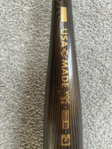 2024 DeMarini Voodoo One Alloy BBCOR Certified Bat (-3) 29 oz 32" (Used)