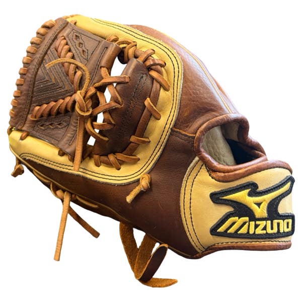 Used Mizuno CLASSIC FP LH Throw Fastpitch Gloves Black 13 1/2