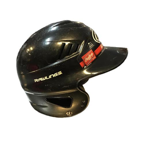 Used Rawlings RCFH Batting Helmet No Mask Black One Size 11730-S000072685