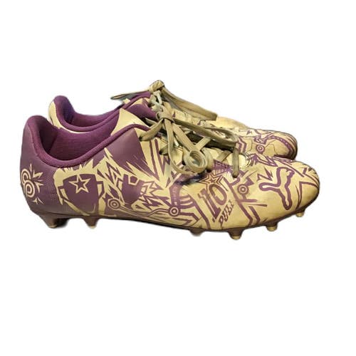 Used Puma 107500-06 Soccer Cleats Purple Junior 06 11730-S000072721