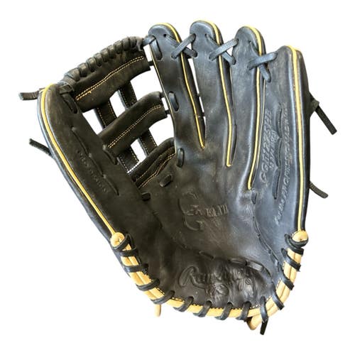 Used Rawlings GG ELIITE BB/SB Glove RH Throw Black 12 3/4" 11450-S000524618