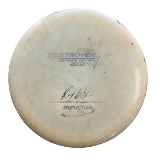 Used Innova STAR DESTORYER Disc Golf Driver White 177g 11450-S000524806