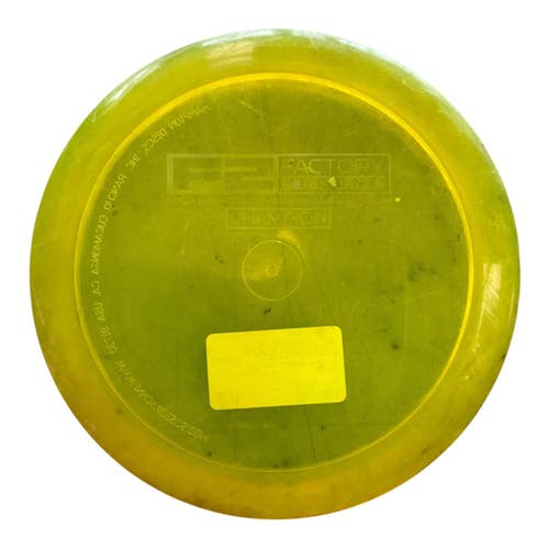 Used Innova CHAMP DRIVER Disc Golf Driver Optic Yellow 175g 11450-S000524814