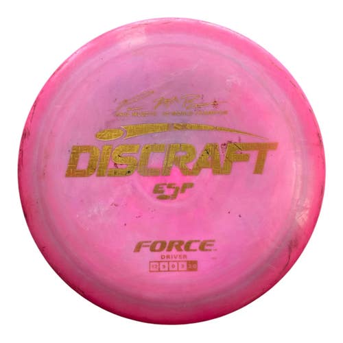 Used Discraft ESP FORCE Disc Golf Driver Pink 177g 11450-S000524820