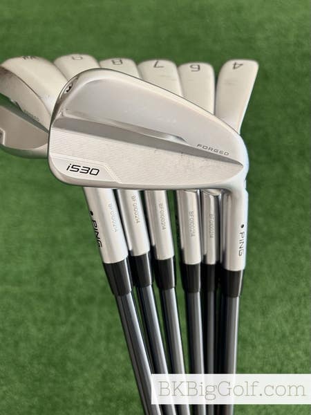 Ping i530 Forged Iron Set 4-W / Recoil F4 75 Stiff Graphite