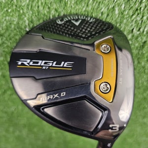 MINT Callaway Rogue ST Max D 3 Fairway Wood Tensei Blue AV 65 Regular Flex RH