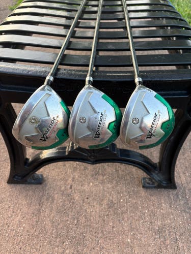 Men's Warrior Right Handed Fairway Wood Regular Flex 3 , 5 , 7 Graphite Shaft (Used)