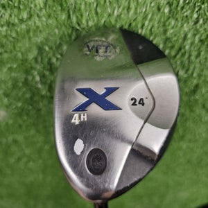 Callaway X 24 4 Hybrid 4H Stock Regular Flex 80g Graphite Left Handed LH 39.5"