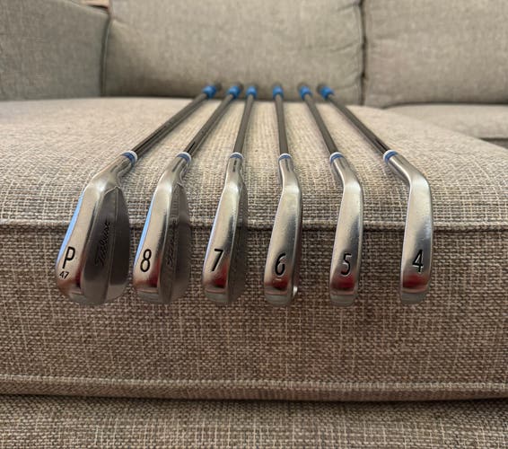 Men's Titleist 620 MB/CB Combo Right Handed Iron Set Extra Stiff Flex +1 inch