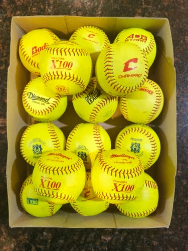 Softball 16 pack 11”（like new)）