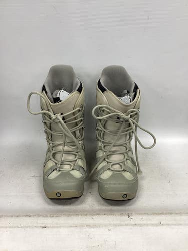 Used Burton MOTO BOOTS Mens Snowboard Boots Grey Senior 10 11851-S000049040