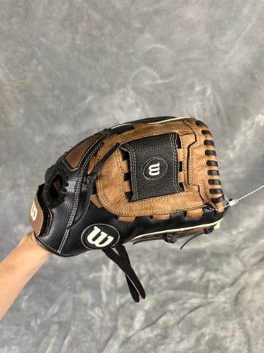 Brown Wilson A350 RH Pitcher's Baseball Glove 12" (Used)