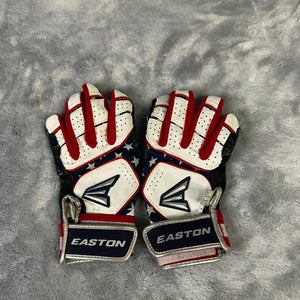 Red Small Easton Batting Gloves (Used)