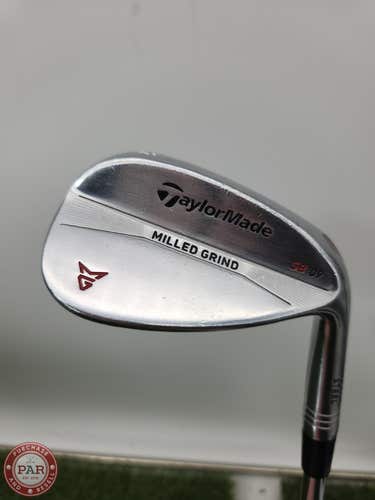 2017 TAYLORMADE MILLED GRIND SATIN CHROME WEDGE 52*/9 REG TT DYNAGOLD 36.5" GOOD
