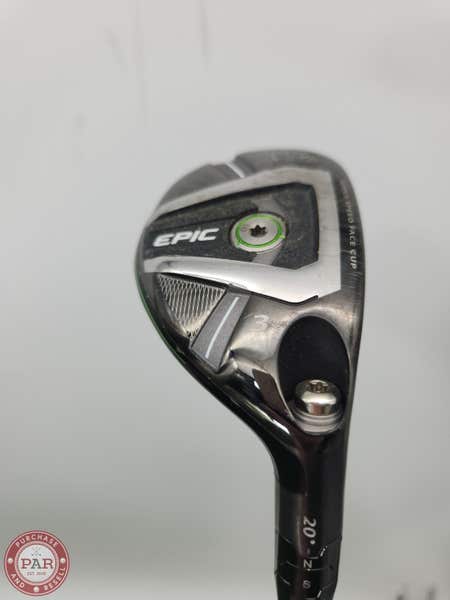 2017 CALLAWAY GBB EPIC 3 HYBRID 20* REG UST RECOIL ES GOOD