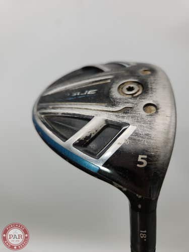 TOUR CERTIFIED 2018 CALLAWAY ROGUE 5 WOOD 18* TXSTIFF MITSU TENSEI CK BLUE 80 FA