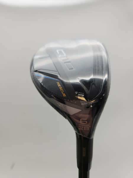 NEW 2024 TAYLORMADE QI10 RESCUE 6 HYBRID 28* SENIOR FUJI VENTUS TR