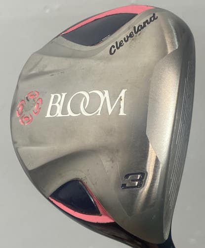 Cleveland Bloom 3 Wood 19* RH Ladies Graphite 41.5" Great Factory Grip Nice Club