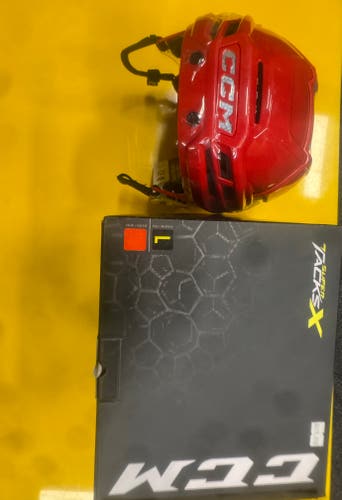 CCM Super Tacks X Helmet Large Red (New)