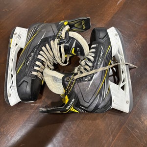 Black/Yellow CCM Tacks Classic Pro Hockey Skates 8 (Used)