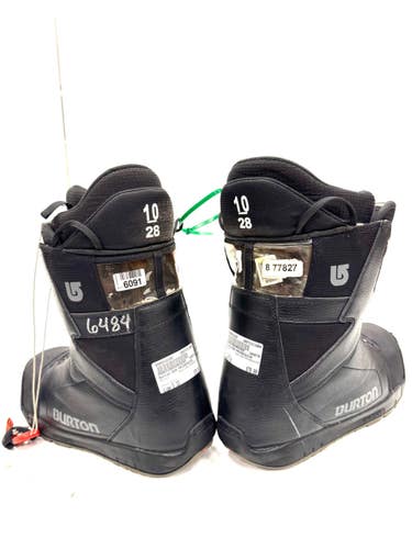 Used Burton BOA PROGRESSION Mens Snowboard Boots Black Senior 10 11860-S000312180