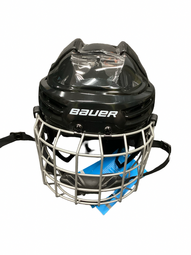 Used Bauer IMS 5.0 Helmet Cage Combo Black SM 11613-S000186029