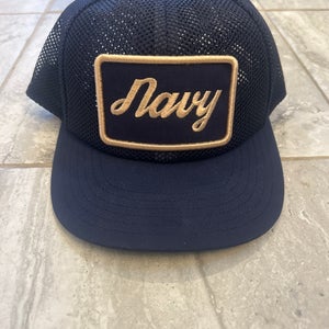 *NEW* Navy Lacrosse Blue Adult Unisex One Size Fits All Under Armour Hat (New)