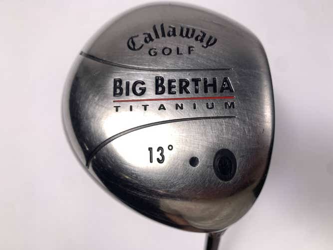 Callaway Big Bertha Titanium Driver 13* RCH 65w Regular RH Midsize Grip