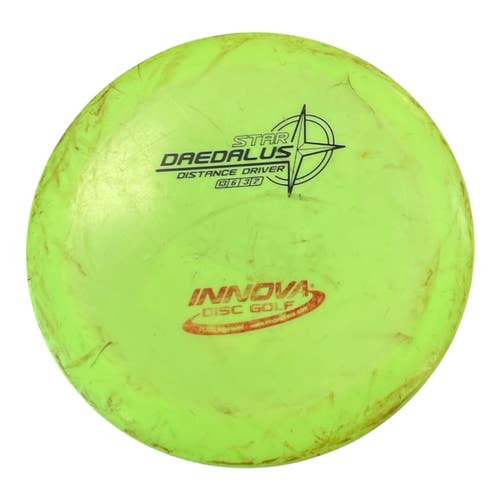 Used Innova STAR  DAEDALUS Disc Golf Driver Lime Green 11450-S000525086