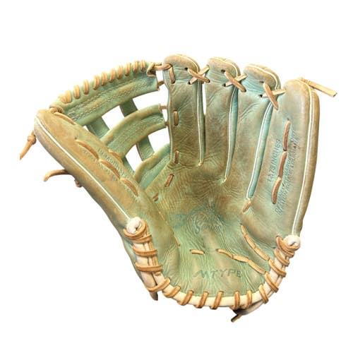 Used Rawlings PALMETTO BB/SB Glove RH Throw Green 12 3/4" 11450-S000525091