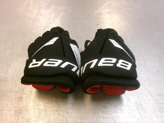 Used Bauer LIL SPORT Youth Gloves Black 8" 11339-S000204277