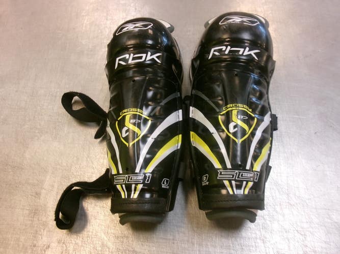 Used Reebok SC87 Junior Shin Guards Black 12" 11339-S000204268